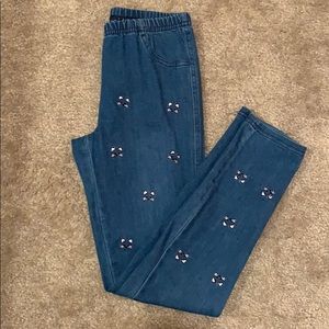 Girl’s Calzedonia Denim Leggings